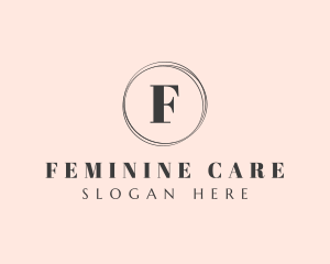 Minimalist Fancy Feminine logo design