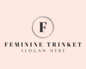 Minimalist Fancy Feminine logo design