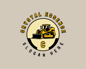 Bulldozer Industrial Machinery logo design