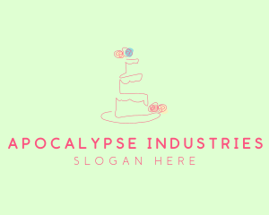 Wedding Cake Pastry logo design