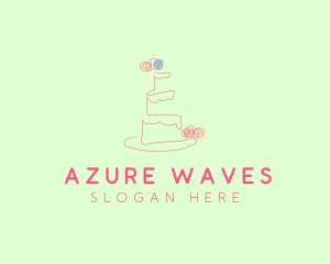 Wedding Cake Pastry logo design