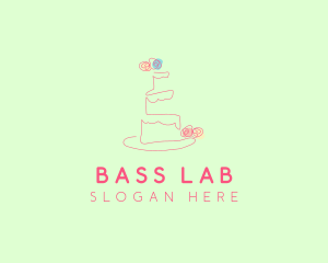 Wedding Cake Pastry logo design