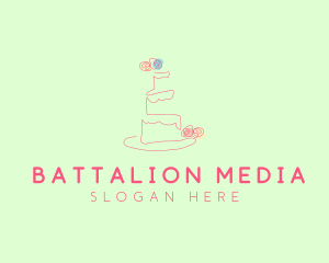 Wedding Cake Pastry logo design