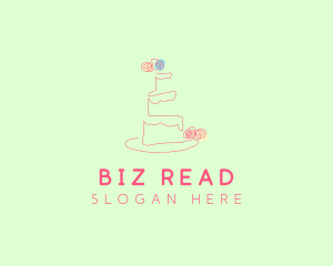 Wedding Cake Pastry logo design