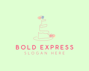 Wedding Cake Pastry logo design