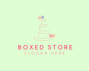 Wedding Cake Pastry logo design