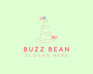 Wedding Cake Pastry logo design