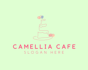 Wedding Cake Pastry logo design