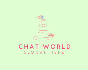 Wedding Cake Pastry logo design