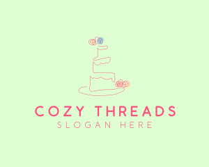 Wedding Cake Pastry logo design