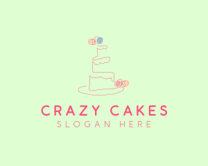 Wedding Cake Pastry logo design