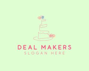 Wedding Cake Pastry logo design