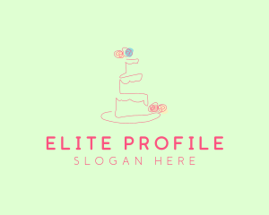 Wedding Cake Pastry logo design