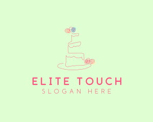 Wedding Cake Pastry logo design