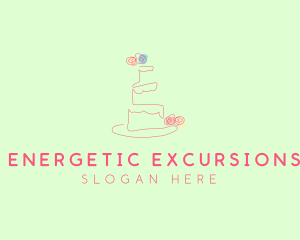 Wedding Cake Pastry logo design