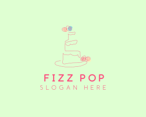 Wedding Cake Pastry logo design