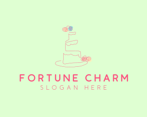 Wedding Cake Pastry logo design