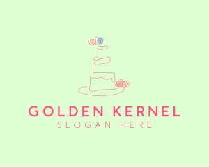 Wedding Cake Pastry logo design