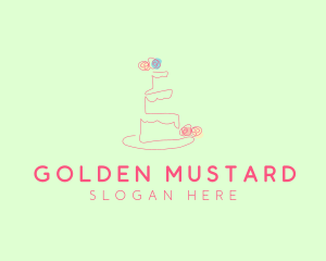 Wedding Cake Pastry logo design