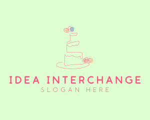 Wedding Cake Pastry logo design