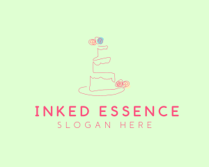 Wedding Cake Pastry logo design