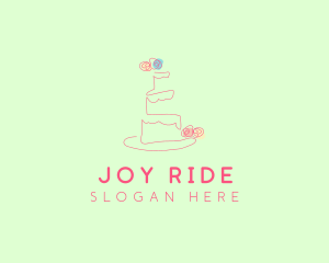 Wedding Cake Pastry logo design