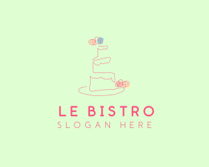 Wedding Cake Pastry logo design