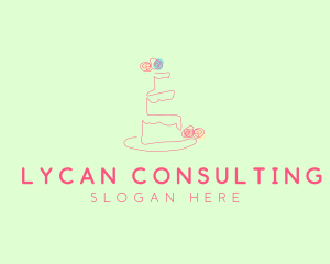 Wedding Cake Pastry logo design