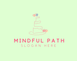 Wedding Cake Pastry logo design