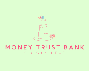 Wedding Cake Pastry logo design