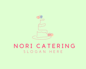 Wedding Cake Pastry logo design