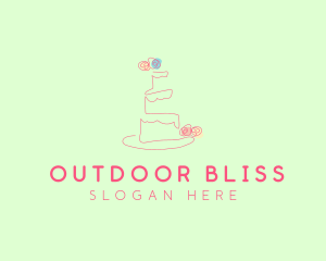 Wedding Cake Pastry logo design