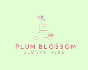 Wedding Cake Pastry logo design