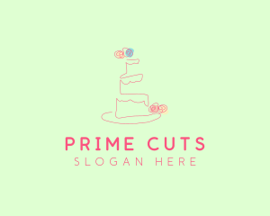 Wedding Cake Pastry logo design