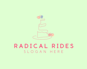 Wedding Cake Pastry logo design