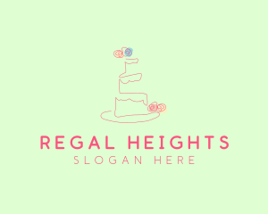 Wedding Cake Pastry logo design