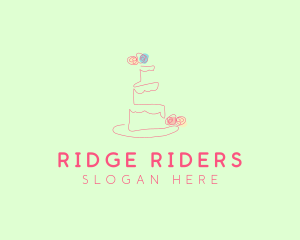 Wedding Cake Pastry logo design