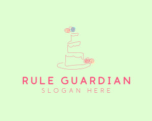 Wedding Cake Pastry logo design