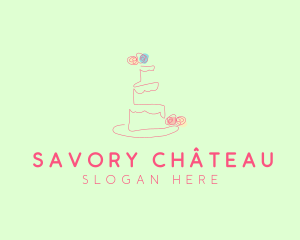 Wedding Cake Pastry logo design