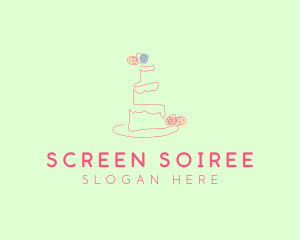 Wedding Cake Pastry logo design