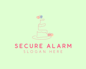 Wedding Cake Pastry logo design