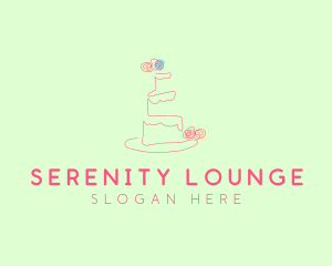 Wedding Cake Pastry logo design