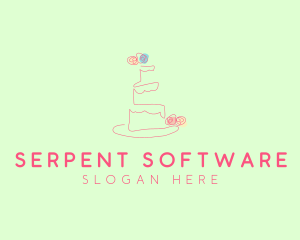 Wedding Cake Pastry logo design