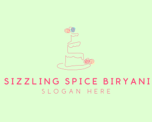 Wedding Cake Pastry logo design