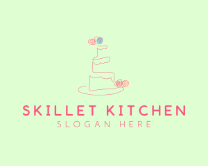 Wedding Cake Pastry logo design