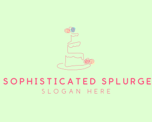 Wedding Cake Pastry logo design