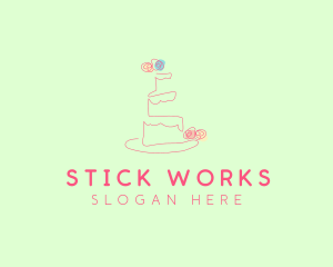 Wedding Cake Pastry logo design