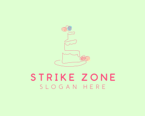 Wedding Cake Pastry logo design