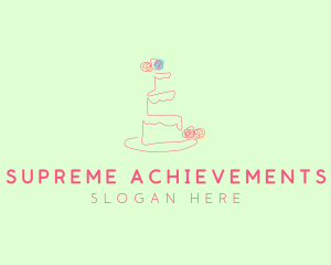 Wedding Cake Pastry logo design