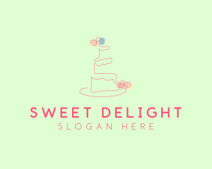 Wedding Cake Pastry logo design